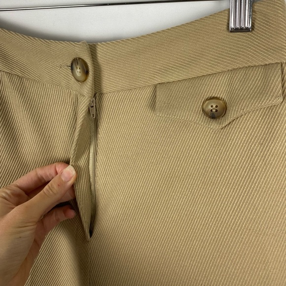 Topshop Asten Wide Leg Twill Trousers - Picture 4 of 6